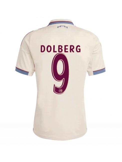 Ajax Kasper Dolberg #9 Ausweichtrikot 2025-26 Kurzarm Ajax Kasper Dolberg #9 Ausweichtrikot 2025-26 Kurzarm